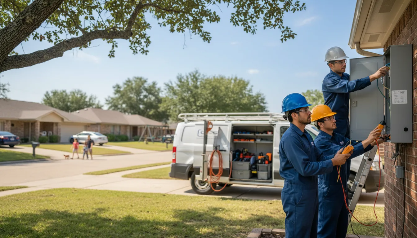 Certified electrician providing emergency electrical services in Sandoval, IL
